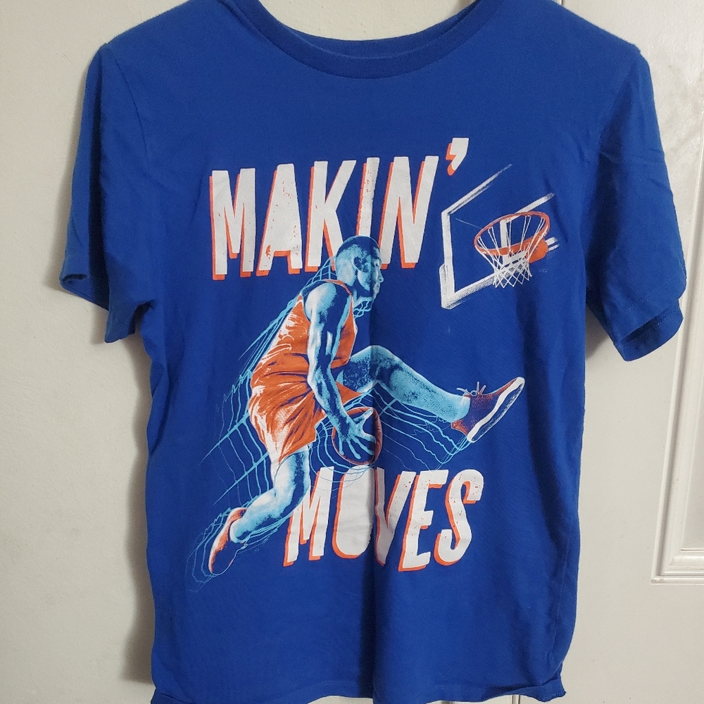 Dark blue graphic tee
